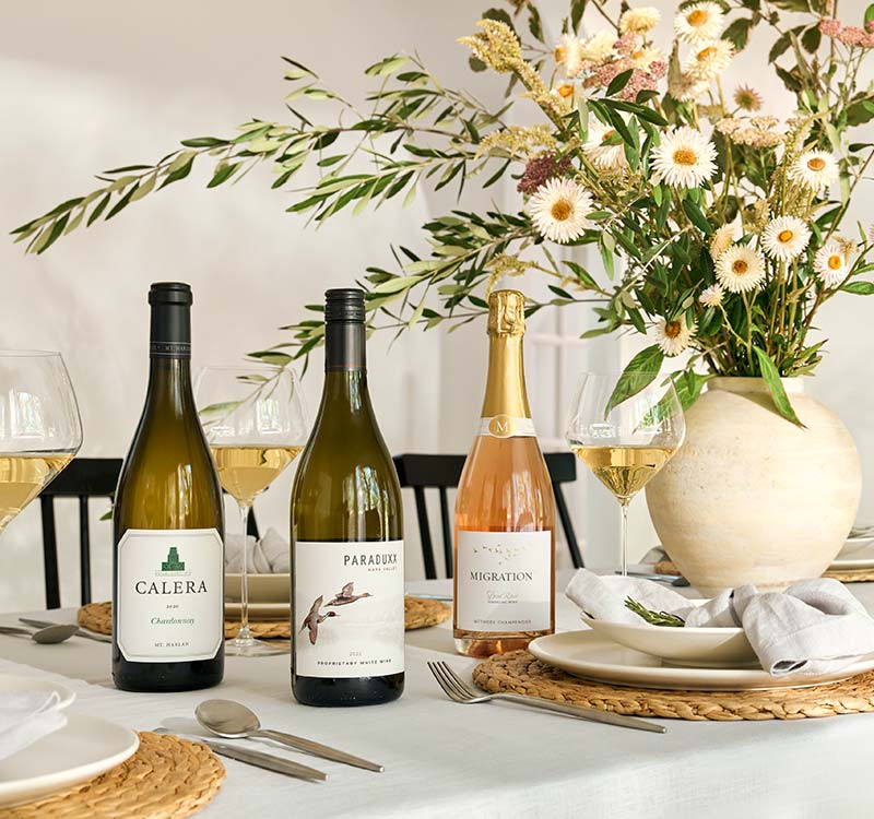 The Duckhorn Portfolio white wine on a table