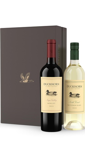 Duckhorn Vineyards Red + White Merlot/Sauvignon Blanc Gift Set